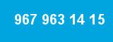 967 963 14 15 967 963 14 15